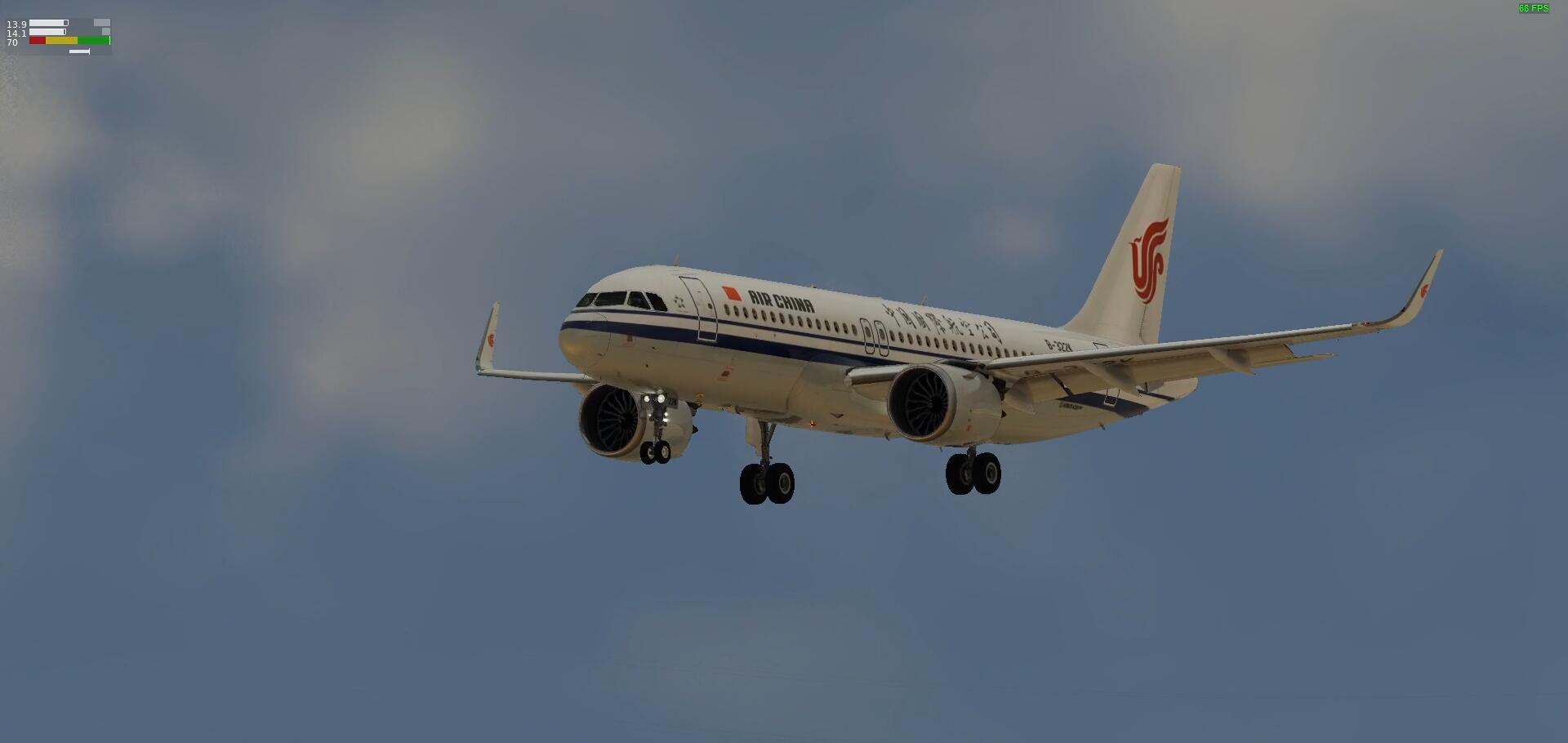 国航A320neo福冈降落