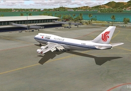 国航波音747 B-2470