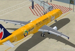 【通用】Wilco A321IAE 澳门航空“东亚运动会彩绘”涂装（原创